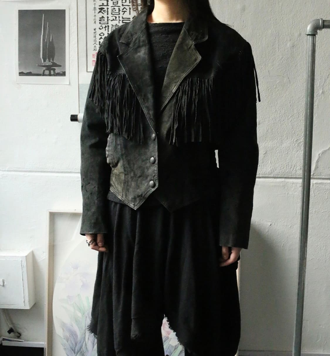 프린지 스웨이드 웨스턴 자켓 상품이미지1