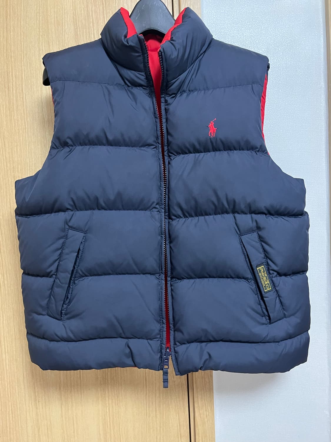 폴로 리버시블 조끼패딩 상품이미지1