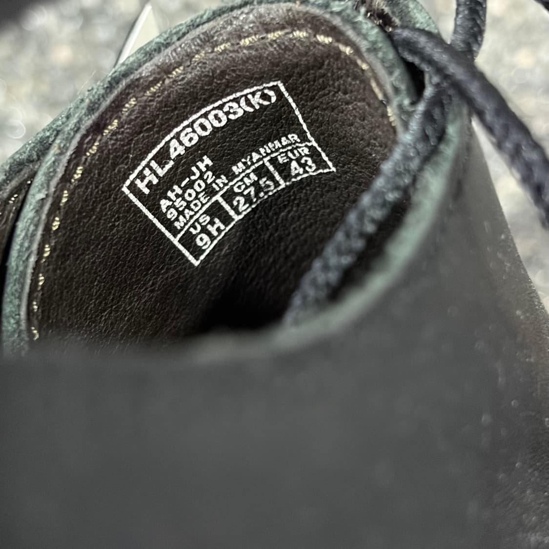 호킨스 4인치 플레인 블랙 가죽 로우 워커 B3938 상품이미지5