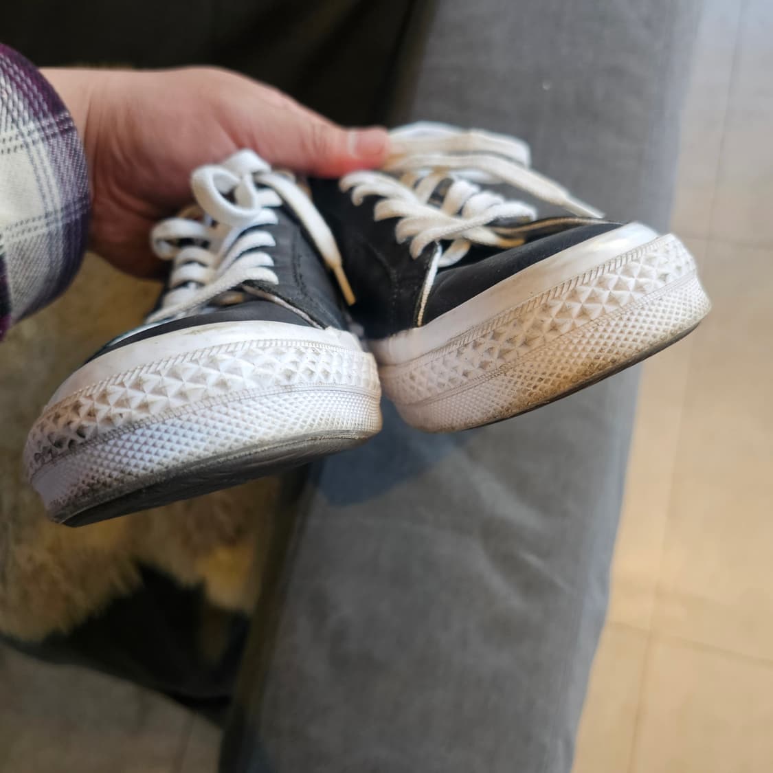 265 컨버스 원스타 무광 레더 블랙 상품이미지6