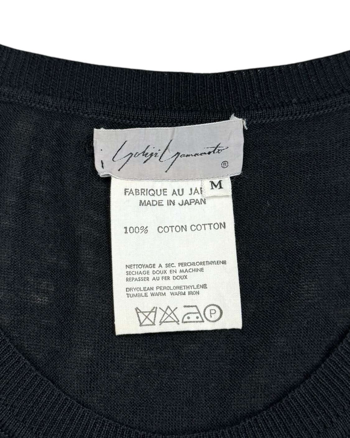 요지 야마모토 슬리브리스 원피스 블랙 상품이미지9