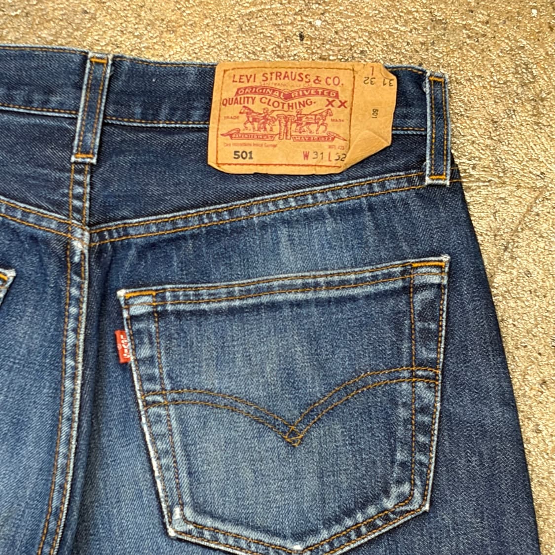 미국 빈티지 리바이스 501 청바지 상품이미지8