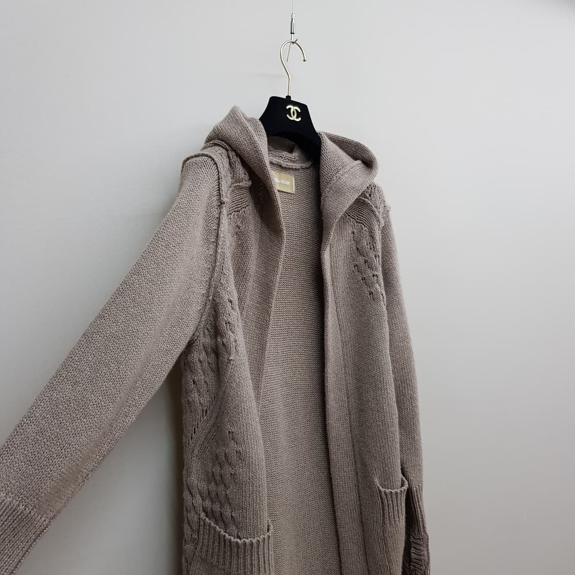 쟈딕앤볼테르후드 캐시미어 니트 롱 가디건 XS/S사이즈 상품이미지3