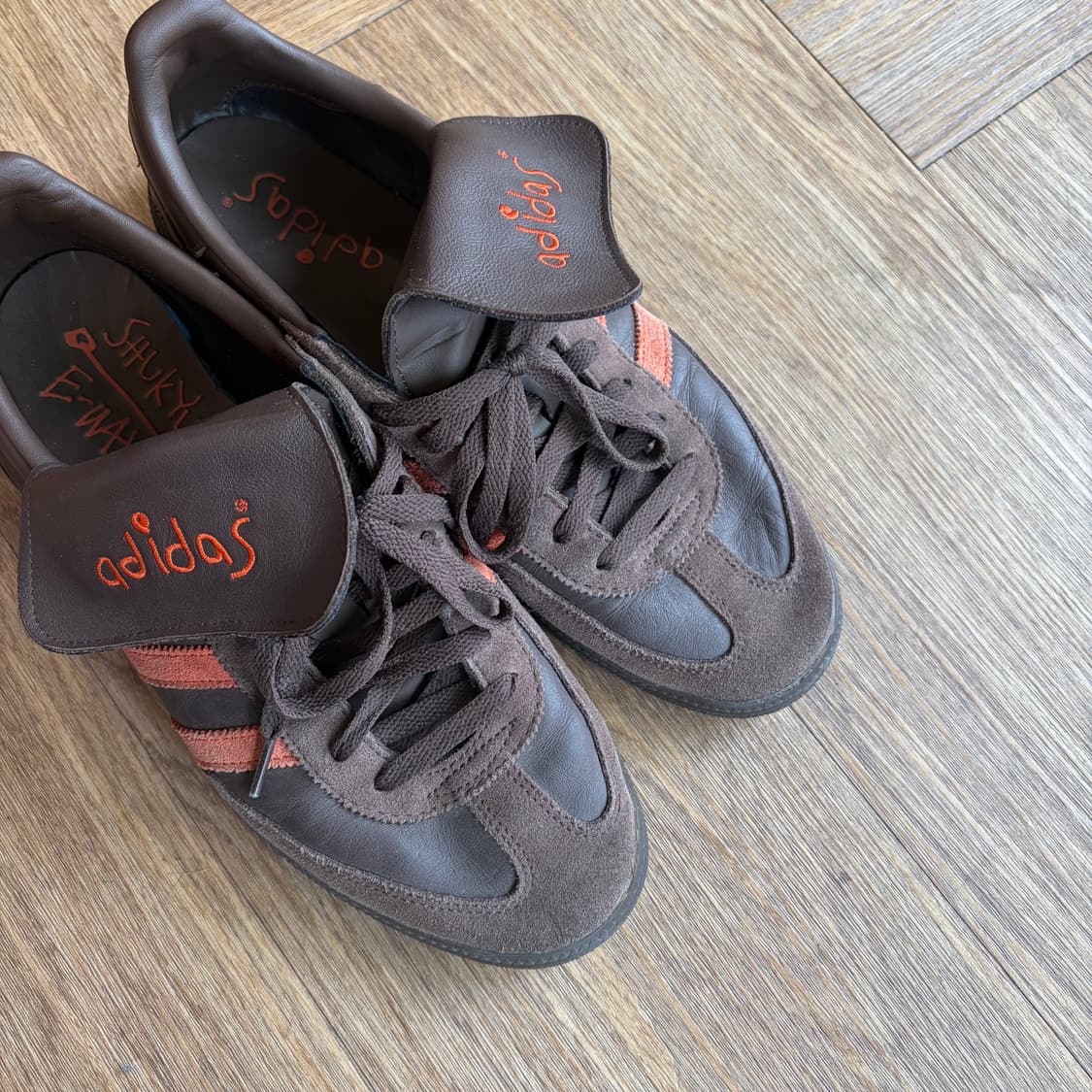 N164. 아디다스 스페지알 핸드볼 브라운 컬리지에이트 스니커즈 상품이미지4