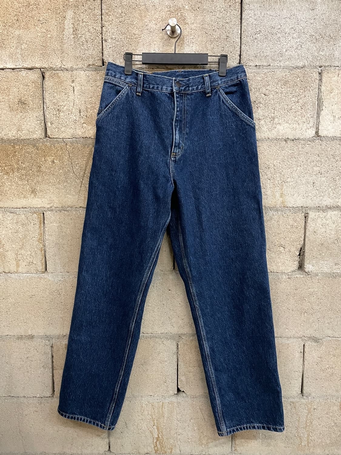 칼하트 윕 싱글니 카펜터 데님 팬츠 상품이미지2