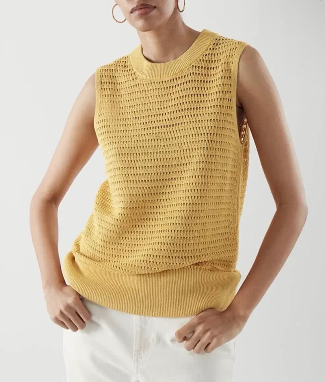 COS 코스 크로쉐 베스트 S 상품이미지1