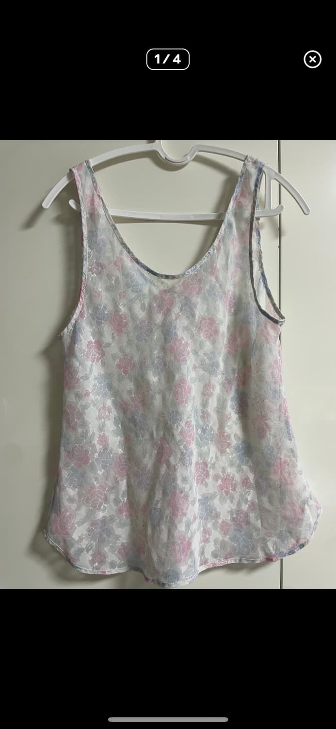 (2개 묶음상품) 입생로랑 정품 스카프, 플라워 시스루 뷔스티에 상품이미지3