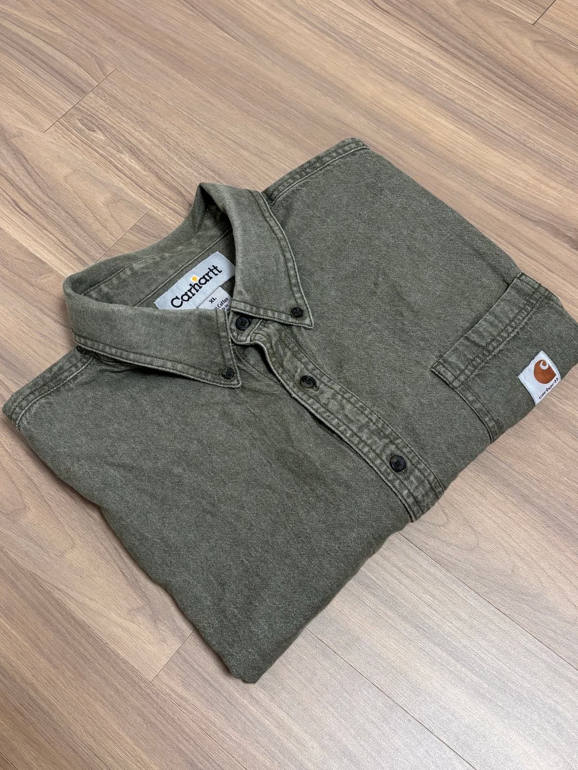칼하트 셔츠 XL 올리브카키 상품이미지4