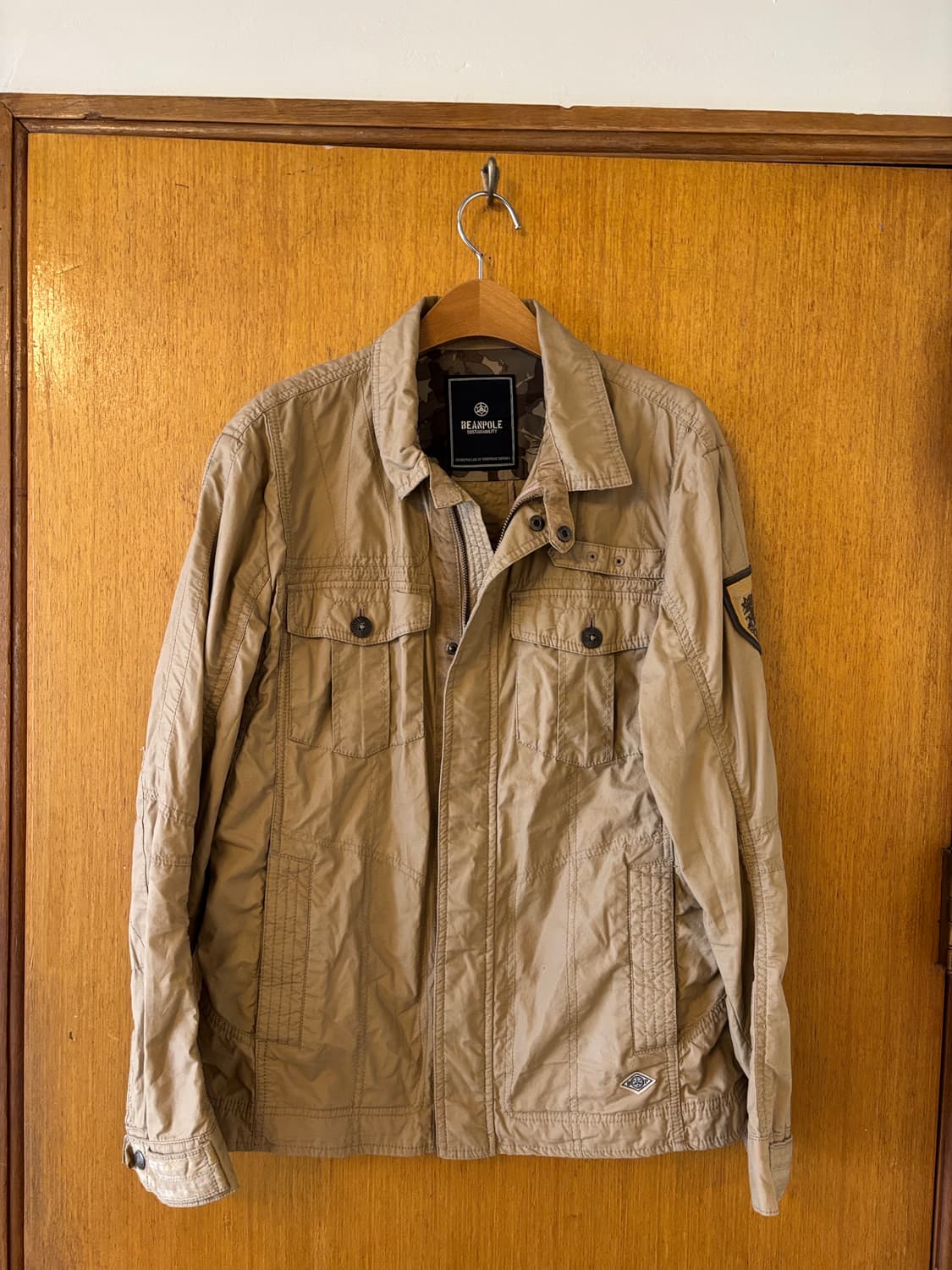 빈폴 베이지색 면 자켓 상품이미지1