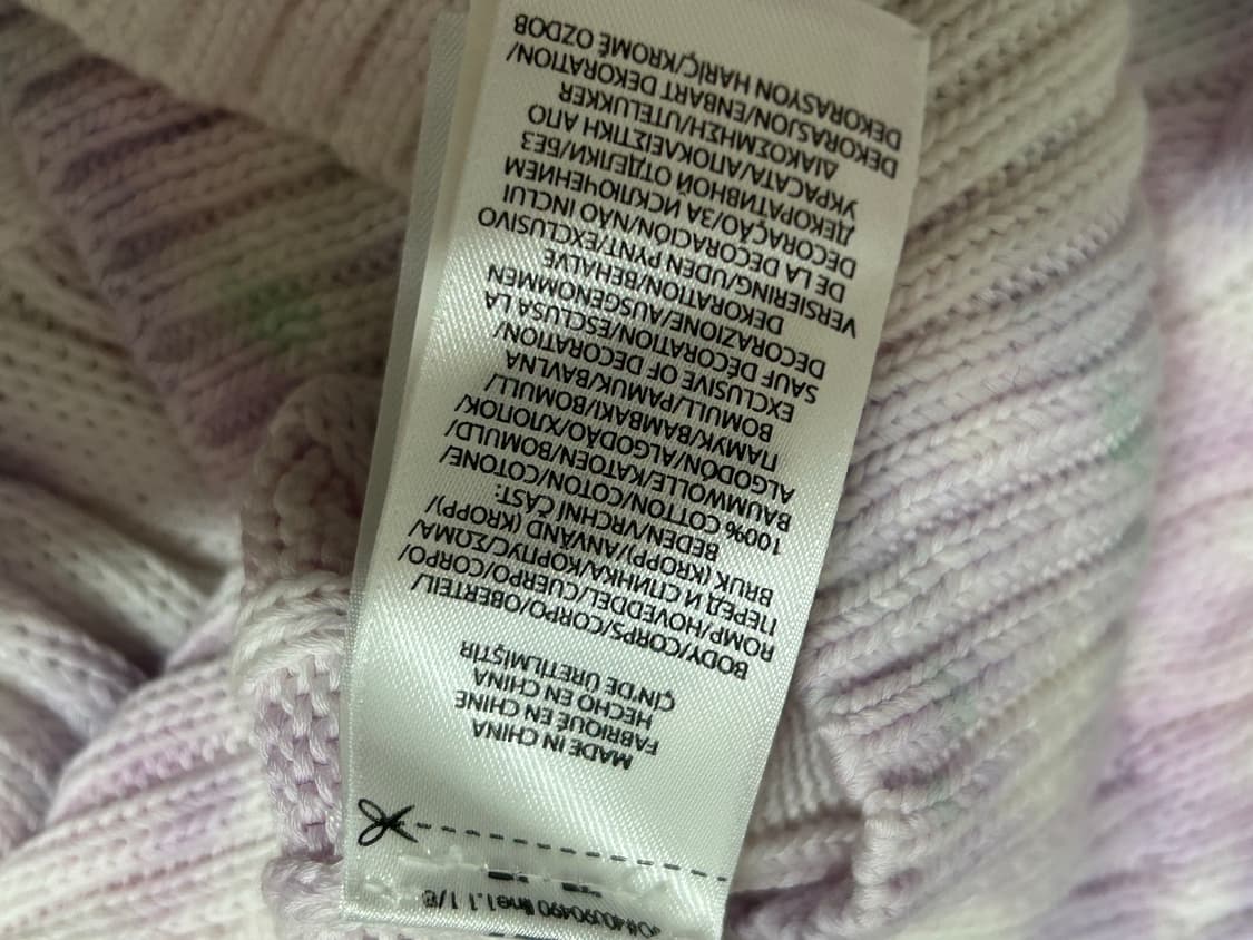 폴로 타이다이 슬림 딱붙핏 케이블 니트 상품이미지4