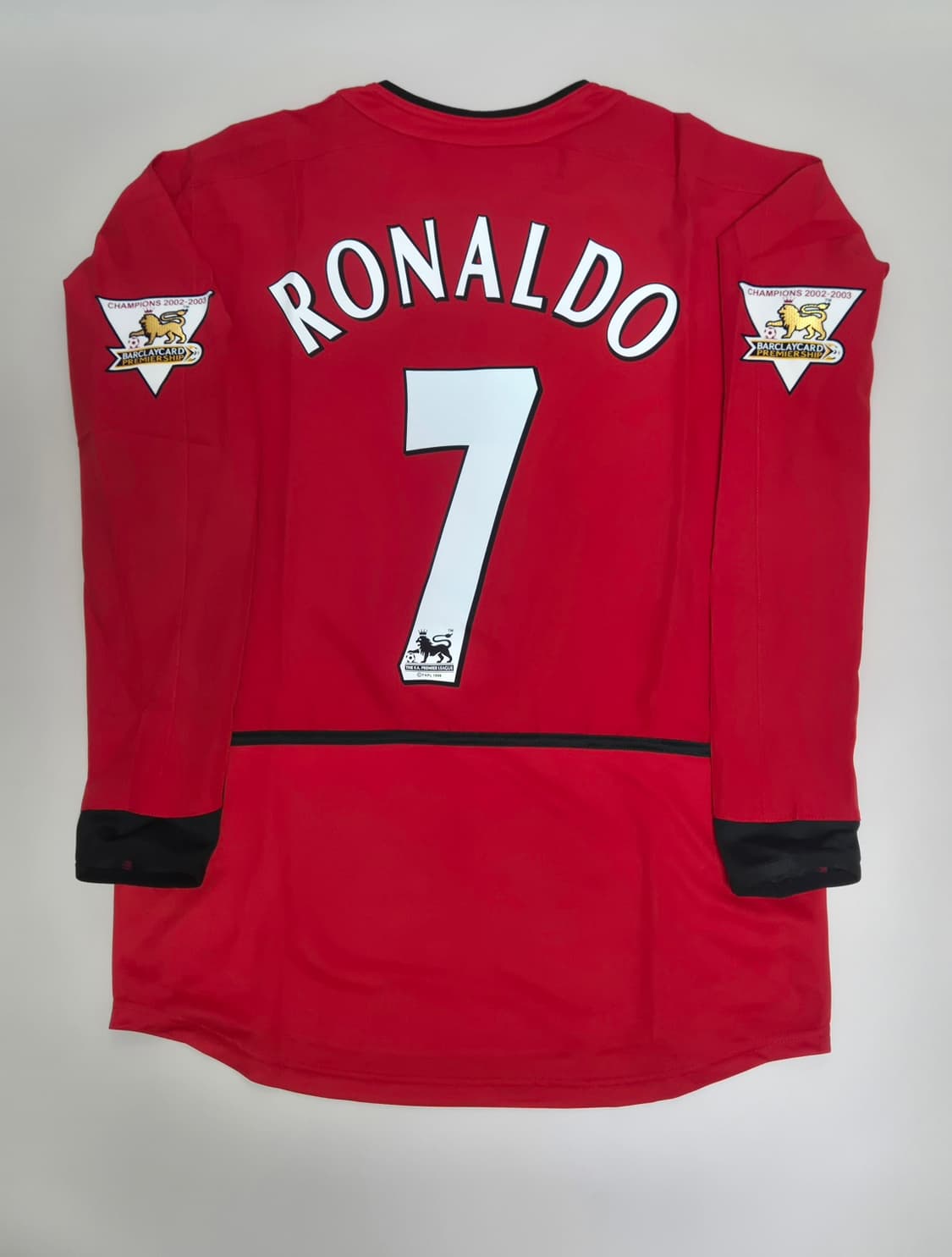 레트로)02-04시즌 맨유 호날두 맨유데뷔 긴팔유니폼 L 레플리카 상품이미지1