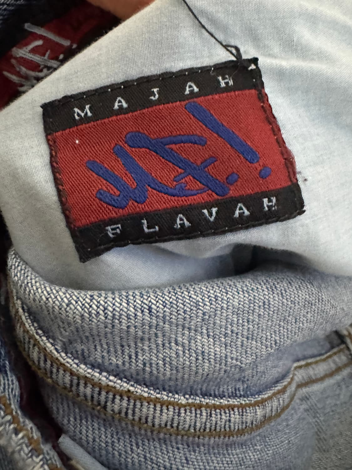 MF! 마자플라바 올드스쿨 펑키 데님팬츠 37.7인치 상품이미지5