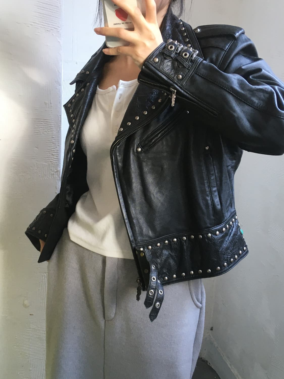 Harley Davidson 할리데이비슨 블랙 라이더 자켓 상품이미지1