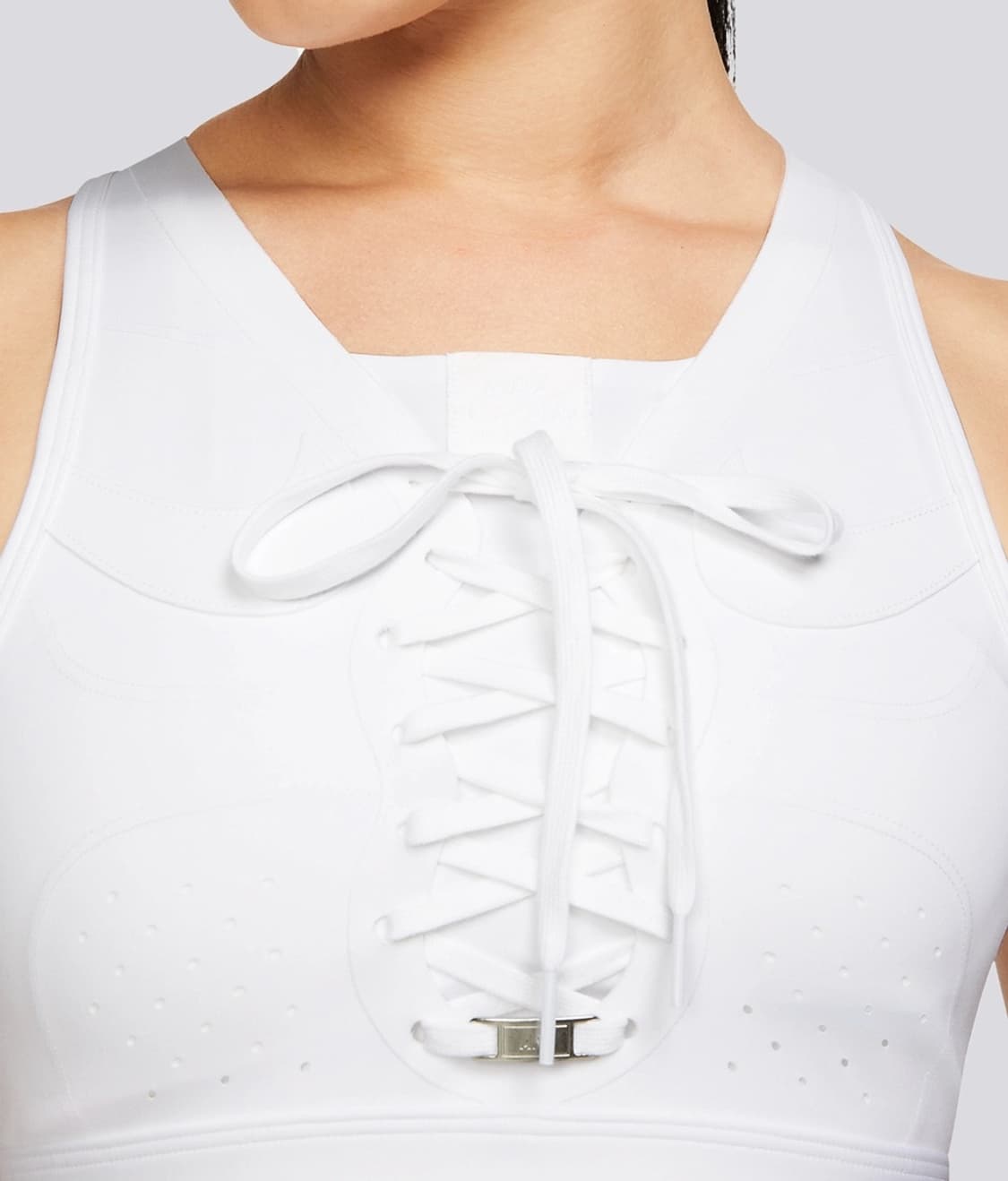 나이키 레이스업 브라탑 화이트 M 상품이미지3