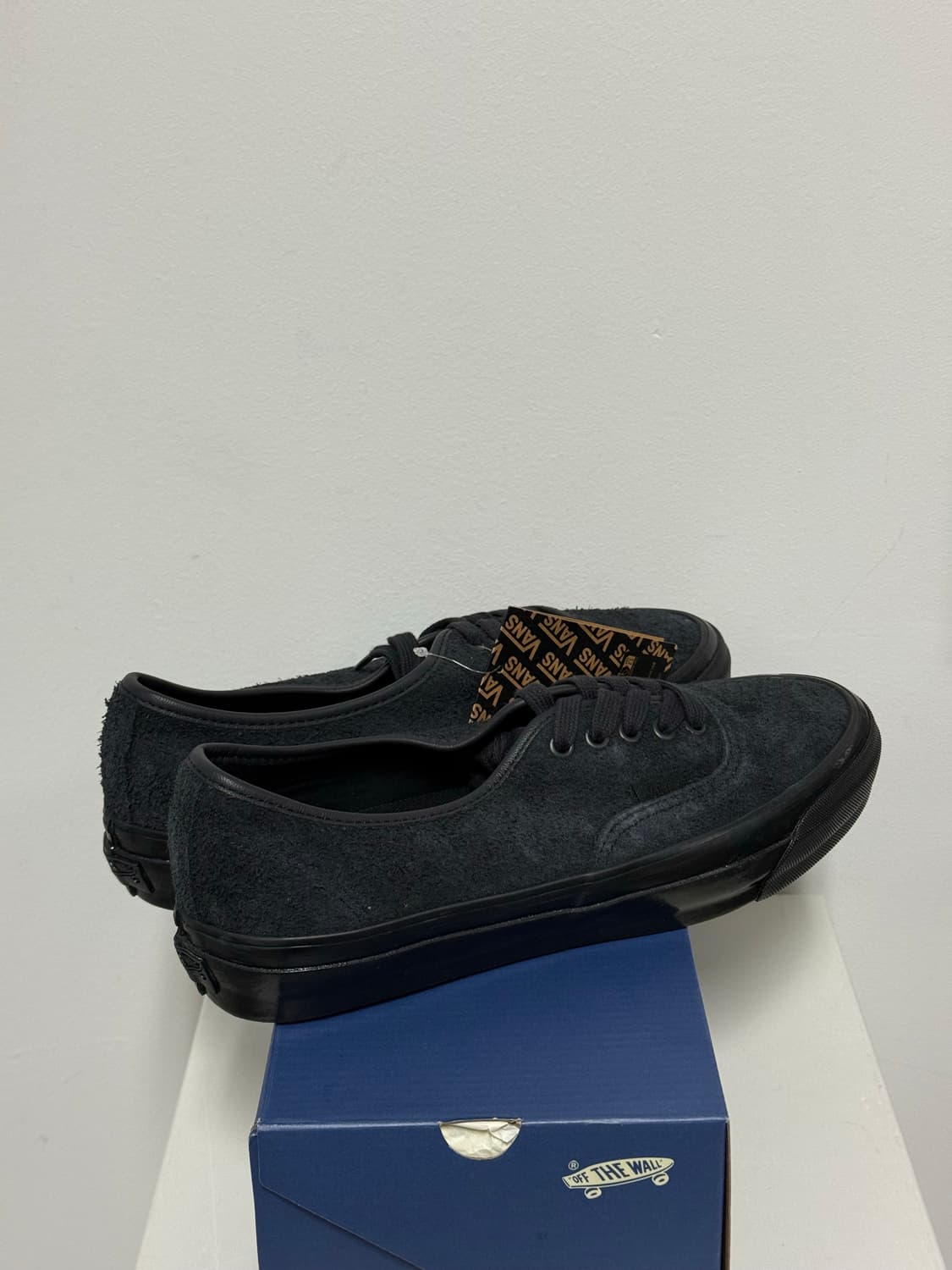 [280] 반스 프리미엄 어센틱 44 블랙 헤어리 스웨이드 팬텀 상품이미지3