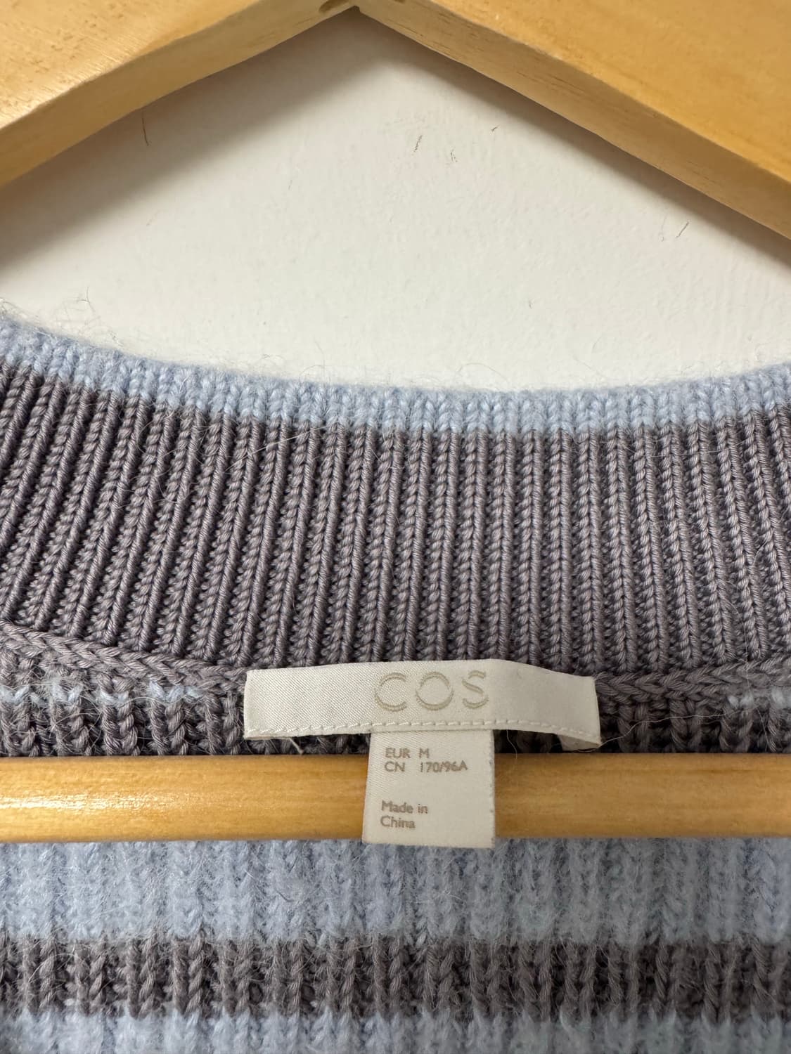 cos 코스 알파카 브이넥 스트라이프 니트 베스트 M 상품이미지2