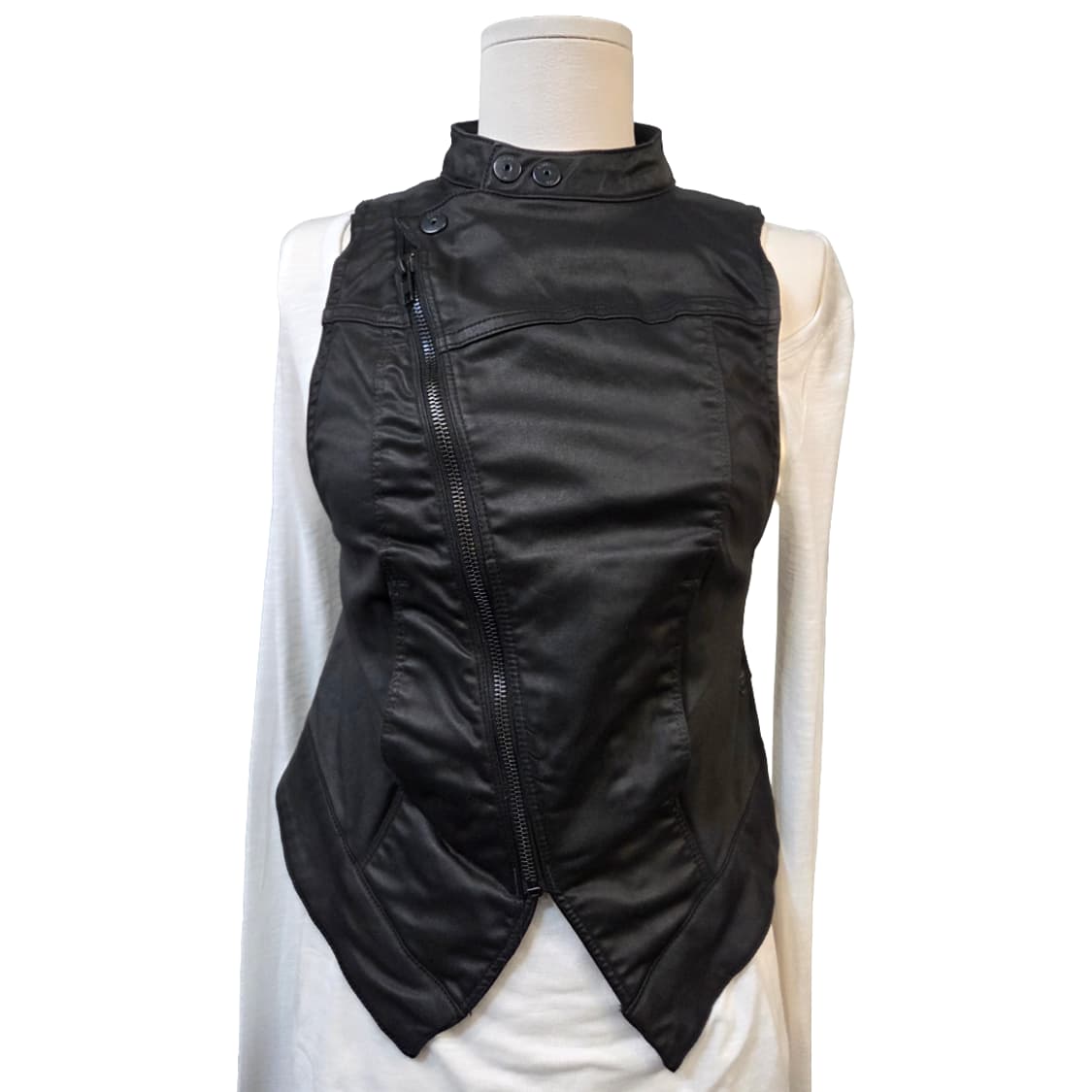 G-Star RAW 블랙 후드 조끼(S)스판 상품이미지4