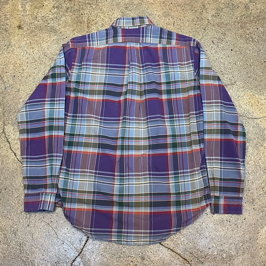 미국 빈티지 폴로 랄프로렌 긴팔 체크셔츠 상품이미지7