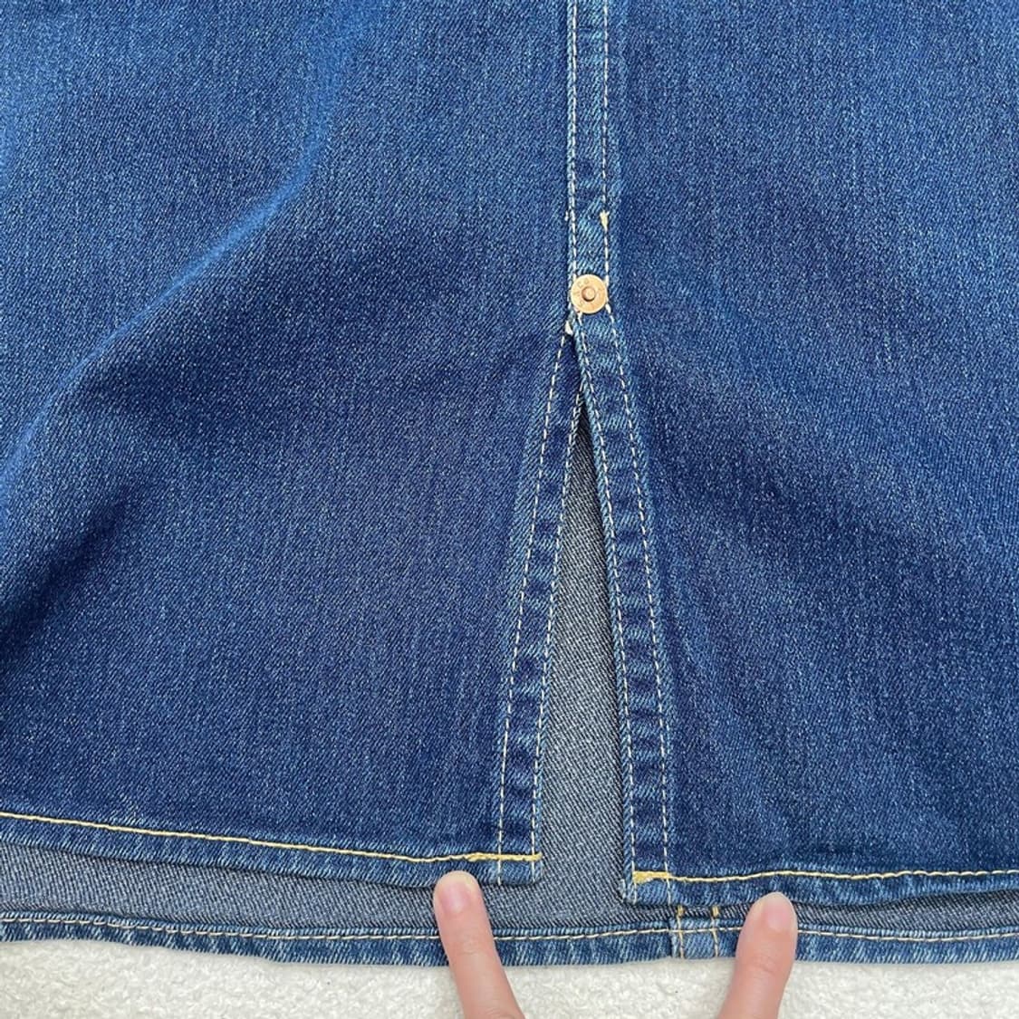 LEVI'S 앞트임 데님 스커트 Type1 L 상품이미지2