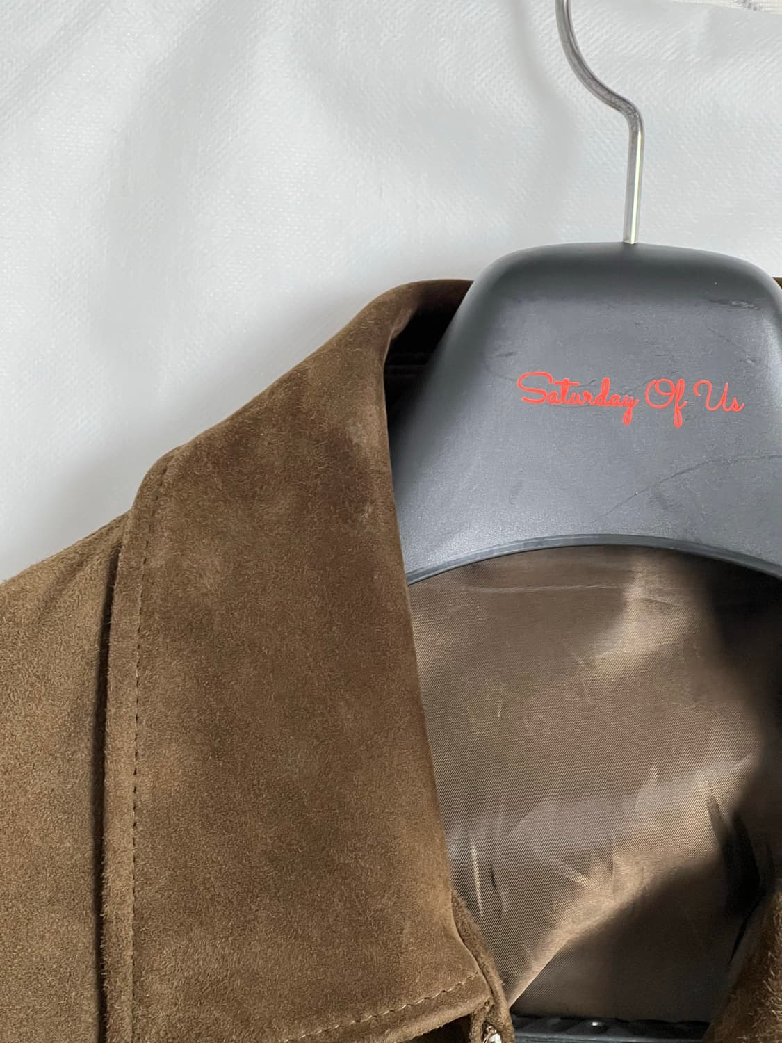 [M] STU 고트 스웨이드 자켓 브라운 상품이미지5