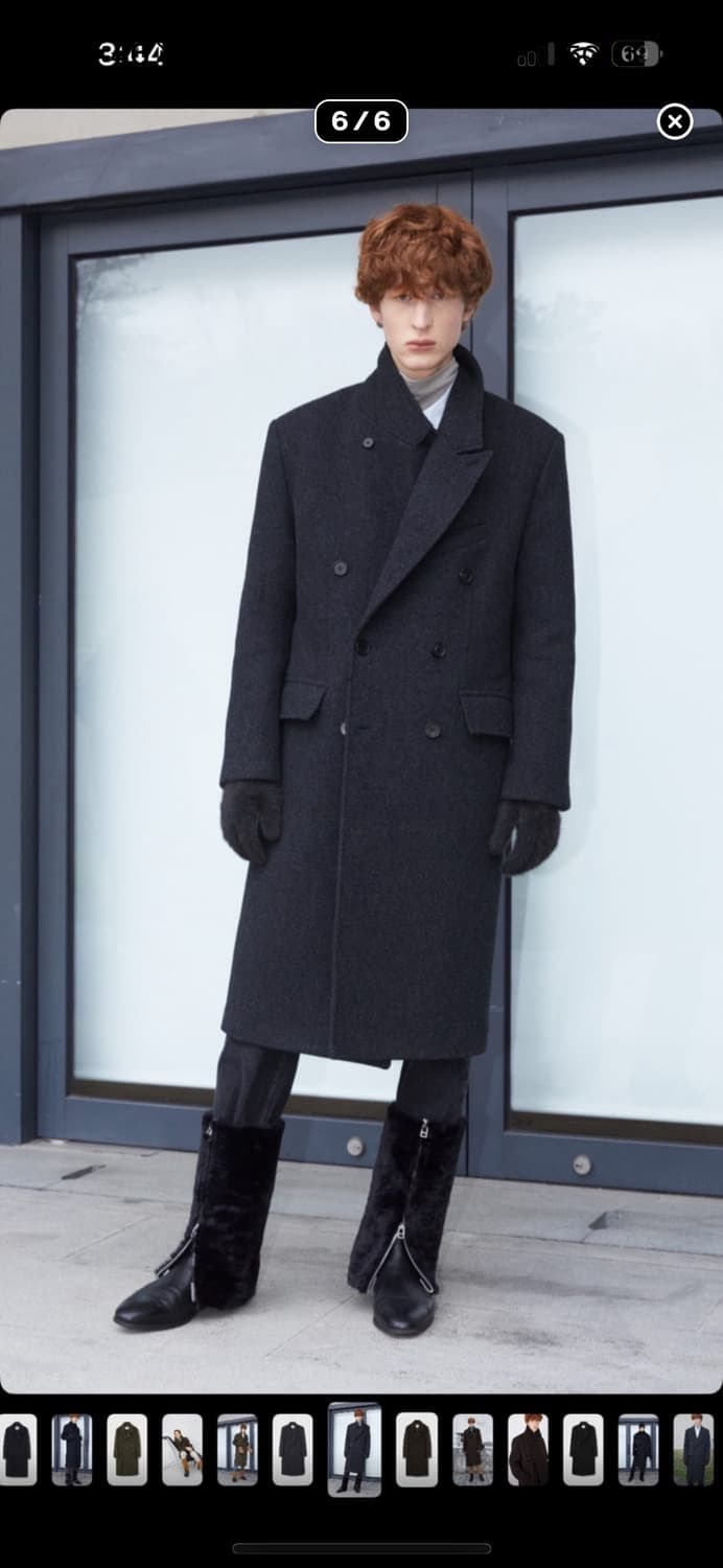 타일레 Taille 그레이 더블 브레스티드 코트 구합니다ㅜㅜ 상품이미지3