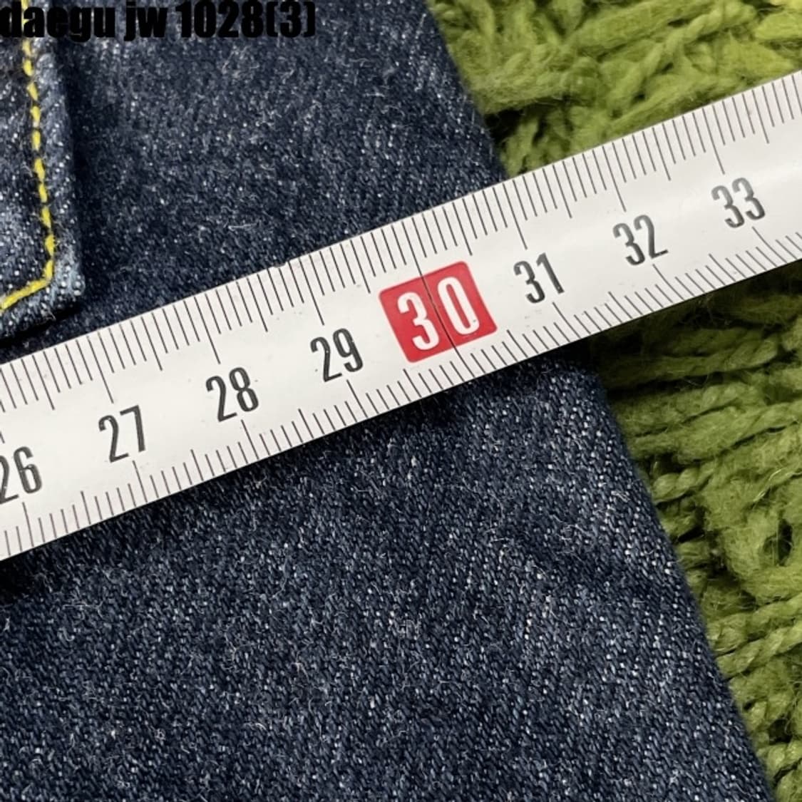 에비수 제팬 카모메 엠브로이드 데님팬츠 상품이미지8