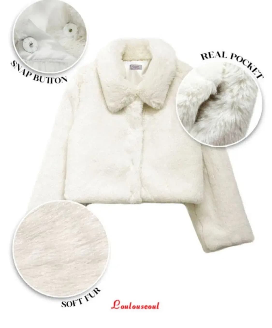 루루서울 푸딩 퍼자켓 상품이미지1