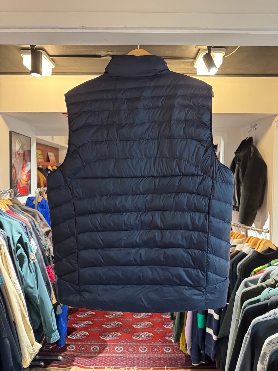 폴로랄프로렌 패커블 다운 베스트 경량패딩 조끼 네이비 L 상품이미지4