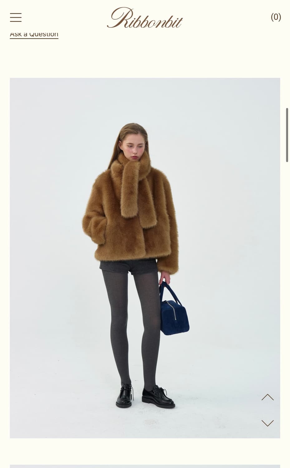 리본빛 코코 퍼자켓 구해요(플미) 상품이미지1