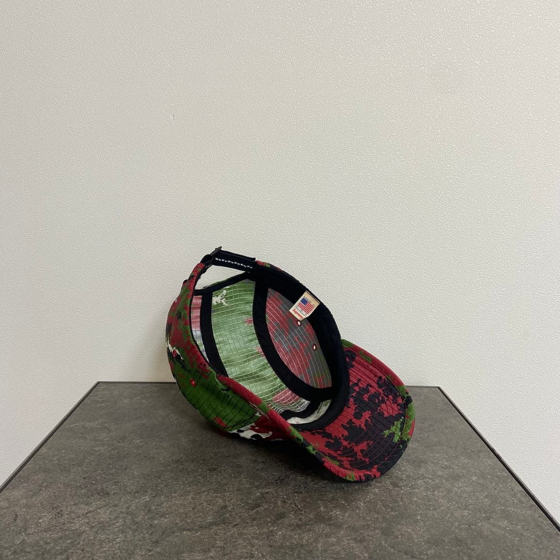 (OS) 슈프림 박스로고 캠프캡 모자 21FW 립스탑 레드 카모 상품이미지7