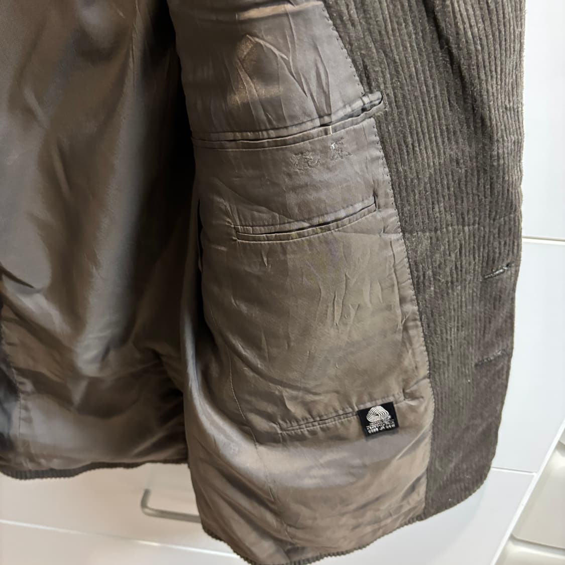 발렌시아가 코듀로이 울 100% 브라운 자켓 상품이미지9