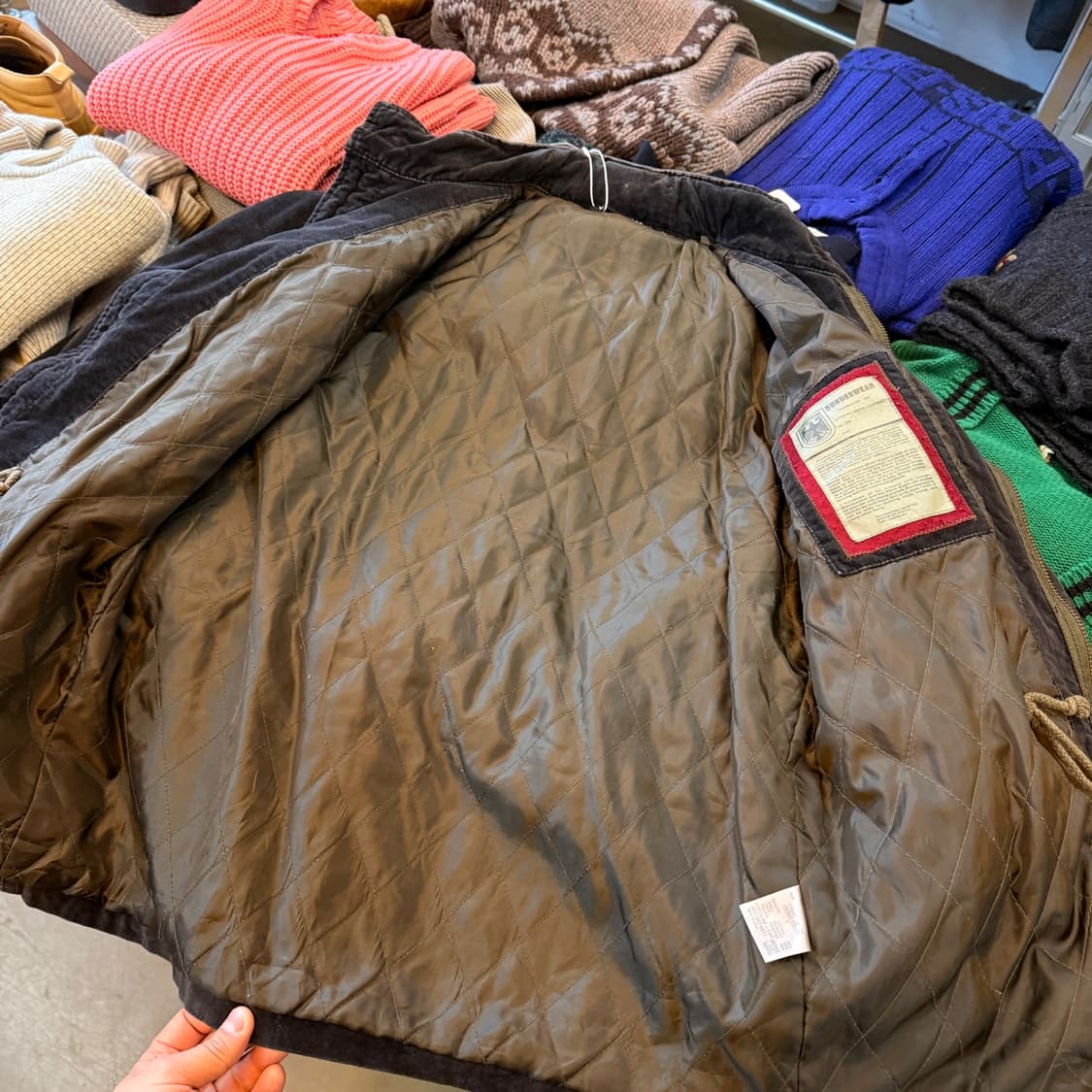 BUNDESWEAR 벨루어 M65 다크 챠콜 밀리터리 자켓 상품이미지4