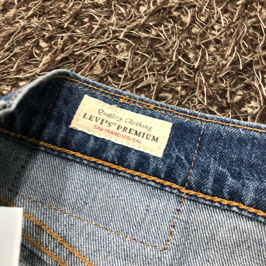 리바이스 502 빅E 워싱 데님 팬츠 상품이미지5