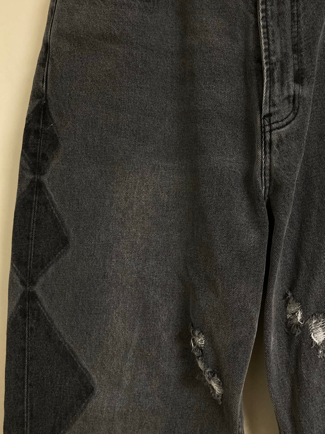 Rhombus Washed 5 Pockets Denim Pants 상품이미지6
