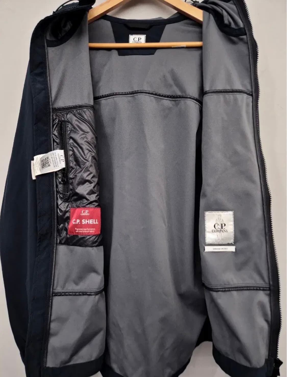 CP컴퍼니 쉘 고글 후드 자켓 네이비 색상 52 상품이미지3