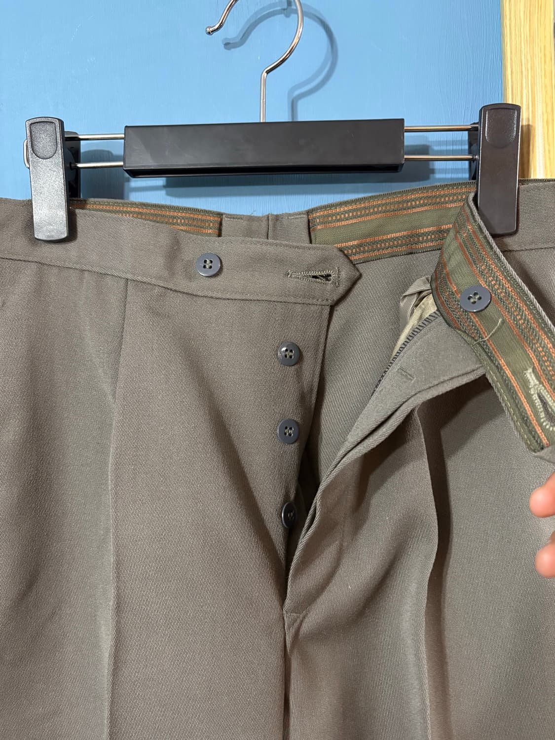 rare!! 50-60's  East German Piping Dress 상품이미지4