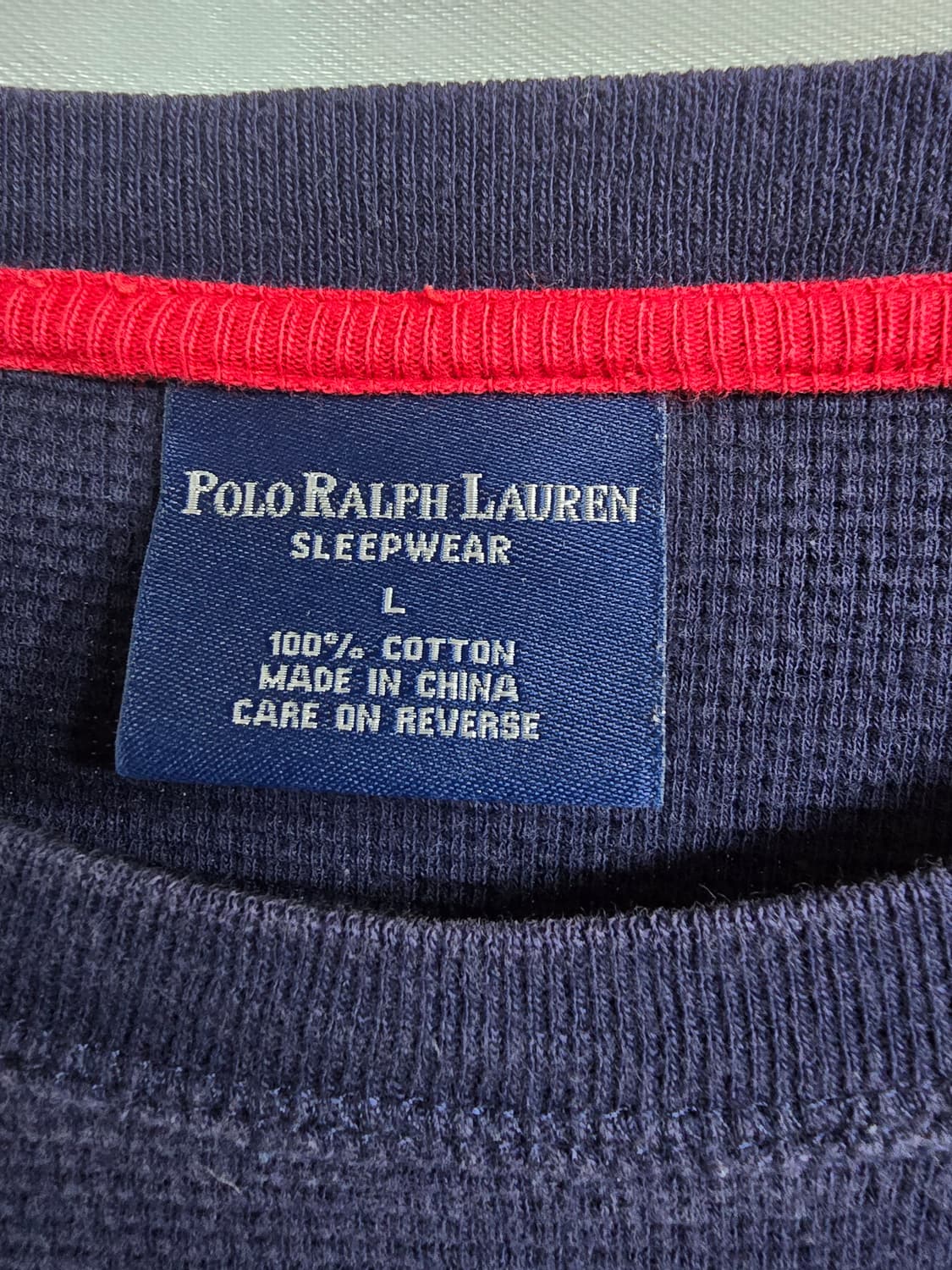 폴로랄프로렌 네이비 긴팔 티셔츠 (1636) 상품이미지3