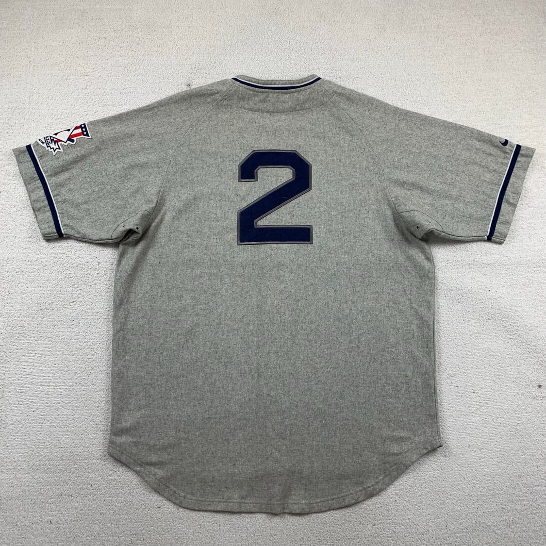 나이키 MLB 뉴욕 양키스 데릭 지터 기념 울 블렌드 유니폼 져지 상품이미지2