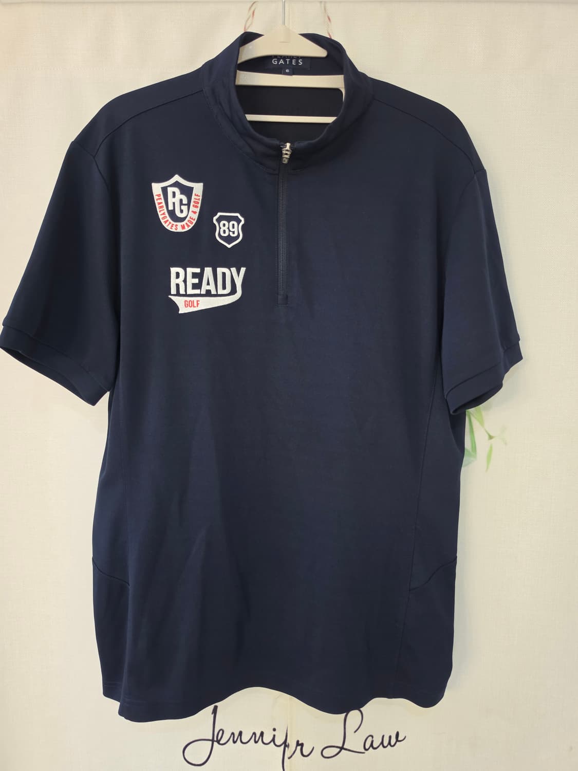 105)페리게이츠 네이비 골프 반팔 티셔츠 상품이미지1