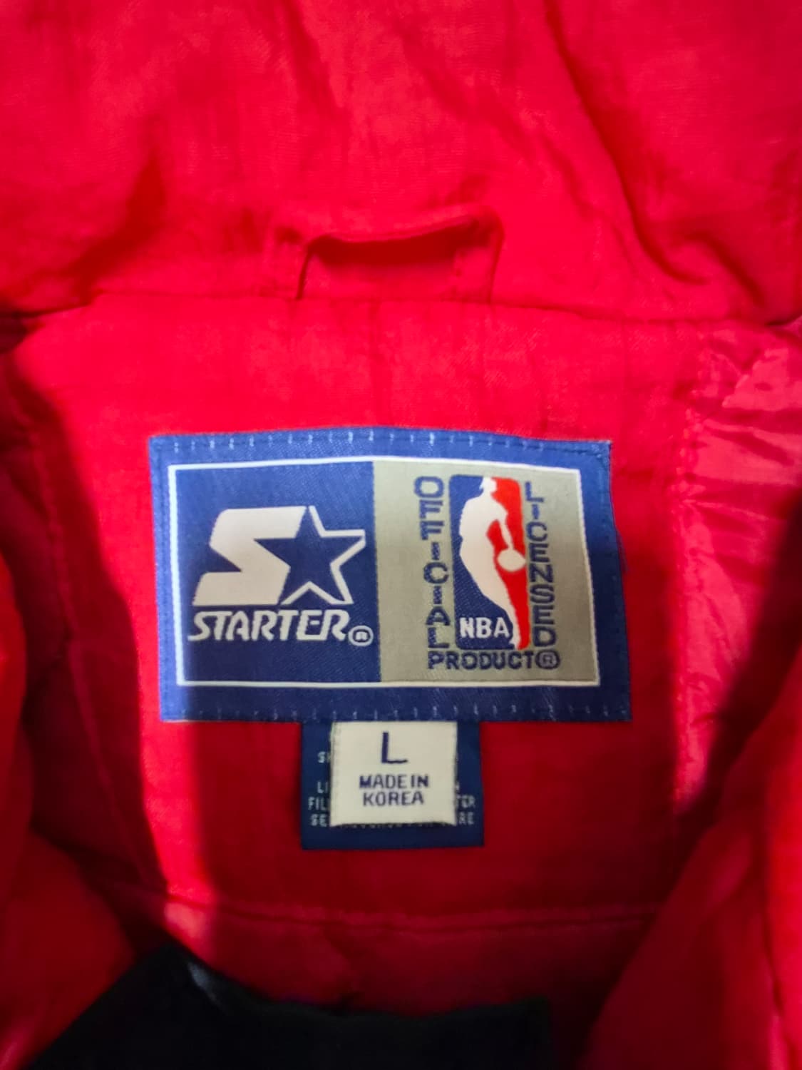 nba 스타터 아노락 점퍼 휴스턴 로켓츠 L 상품이미지3