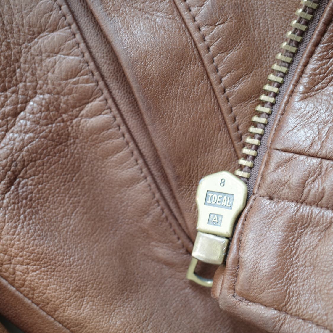 90s 폴로 레더 블루종 바라쿠타 베이포트 가죽 자켓 상품이미지10