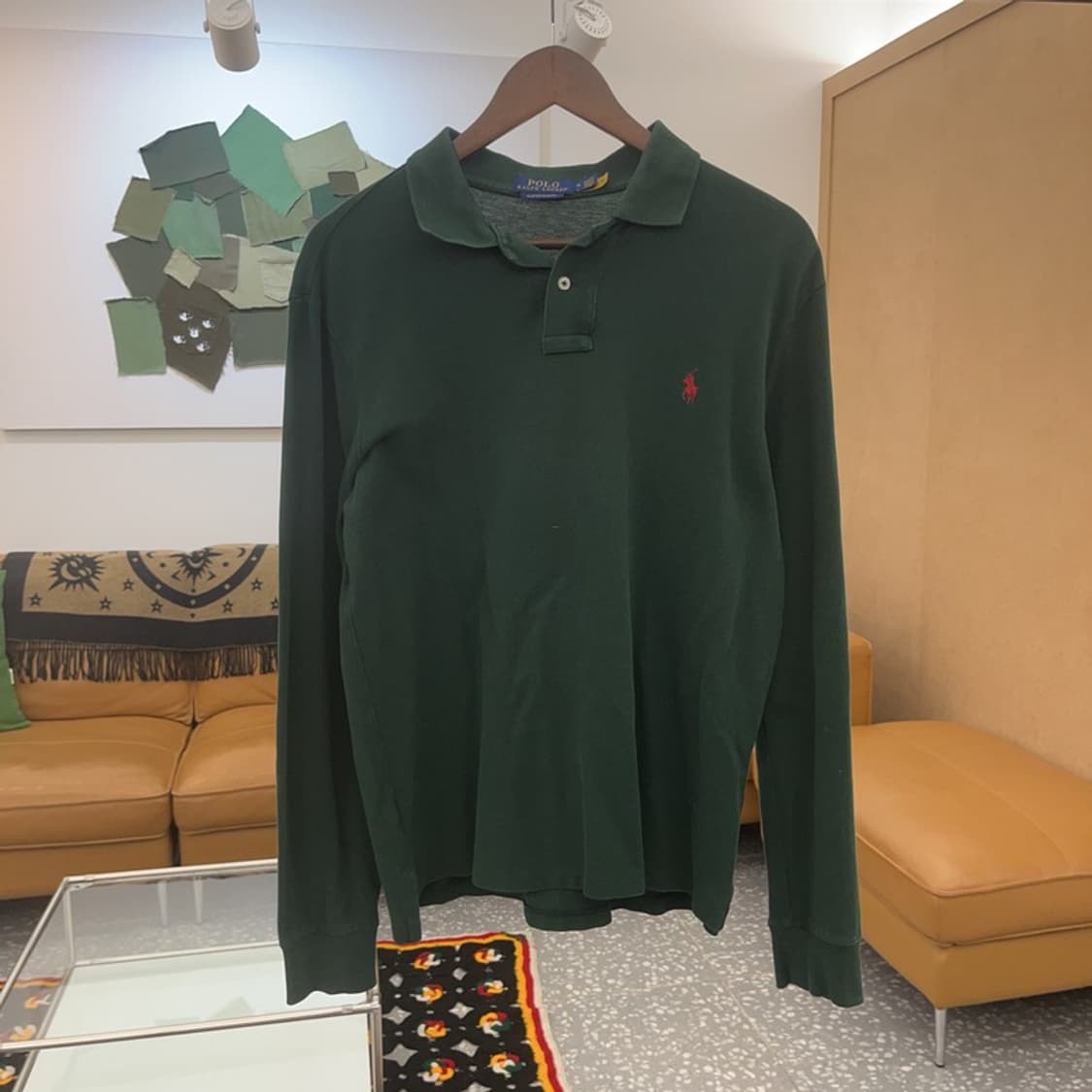 폴로 랄프로렌 미니멀 올리브 카키 홀리데이 카라티 M C06742 상품이미지3