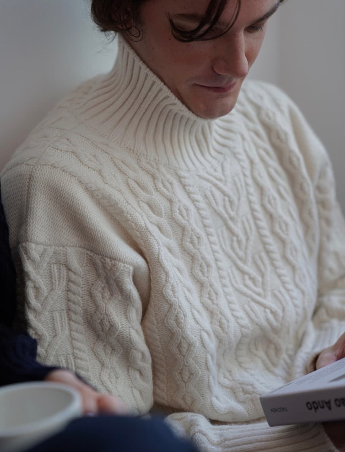 프루이 / 벌키 케이블 터틀넥 / 아이보리 2 ( 100 ) 상품이미지1