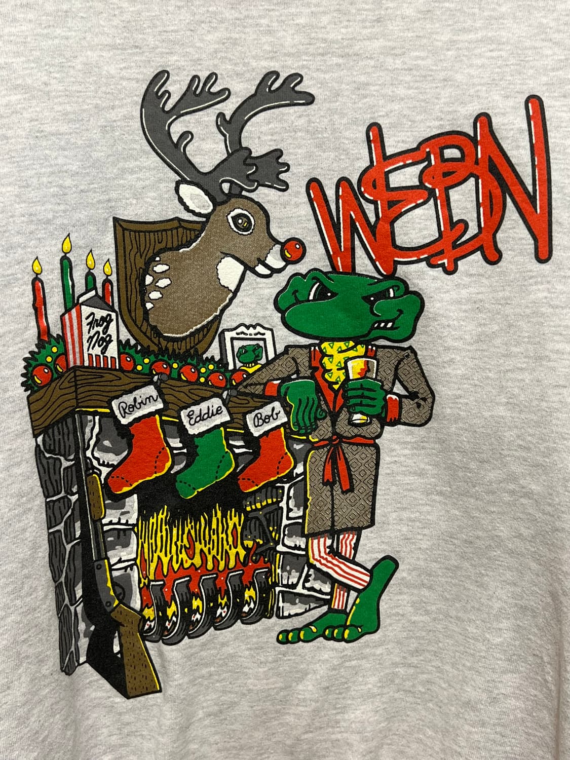 90s [L] USA 빈티지 크리스마스 그래픽 스웻셔츠 상품이미지6