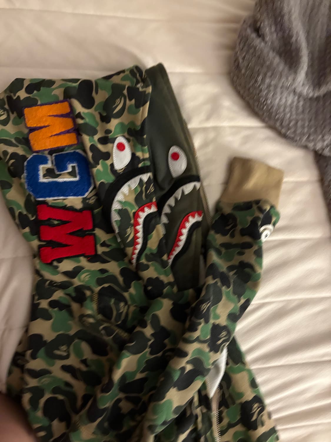 베이프 더블카모후드집업 상품이미지1