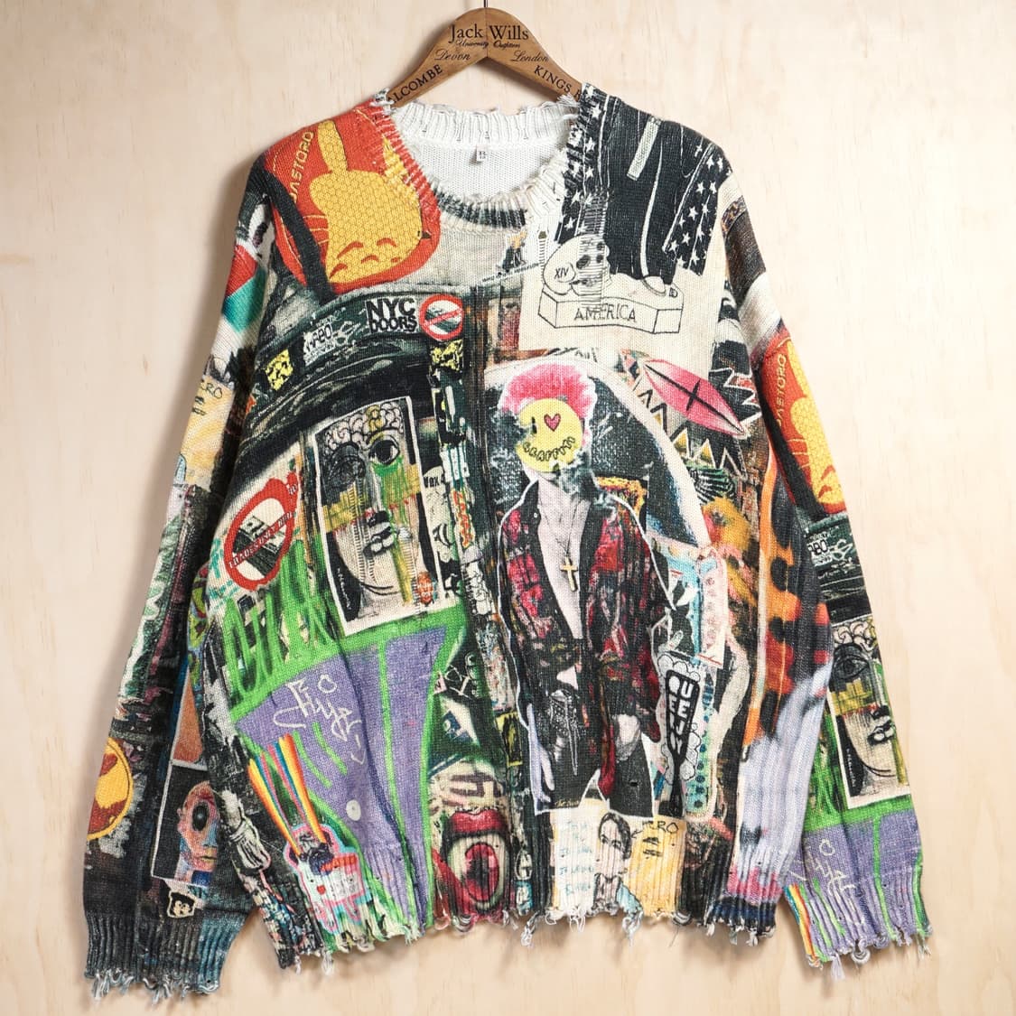 R13 그래피티 디스트로이드 스웻셔츠 상품이미지2