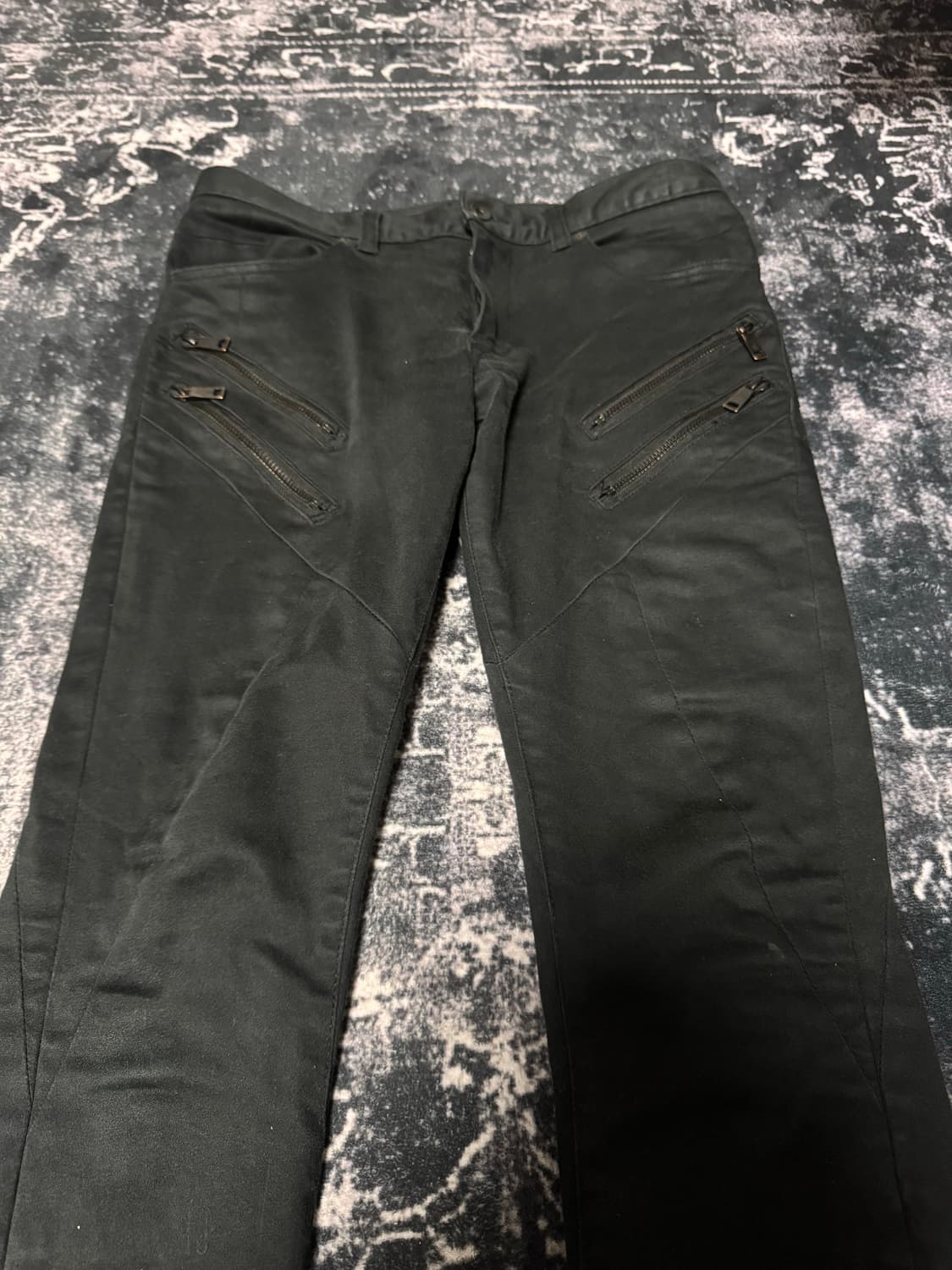Schlussel Black biker jeans 상품이미지2