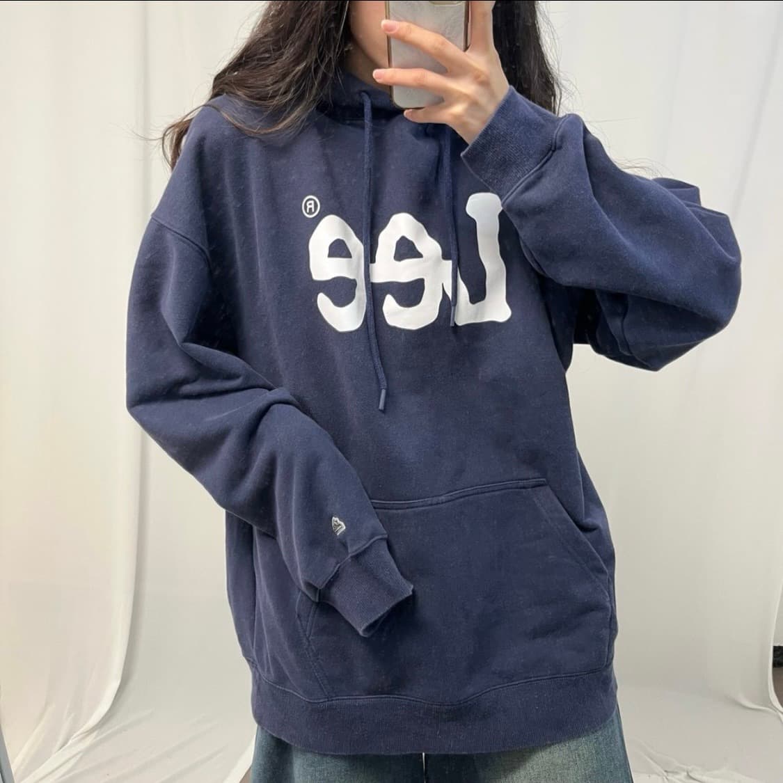 LEE navy hoodie 상품이미지3
