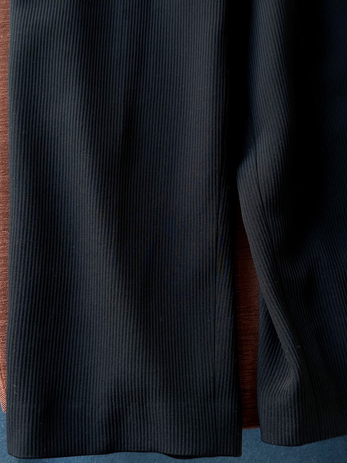 Wool acetate blend design wide trousers 상품이미지7