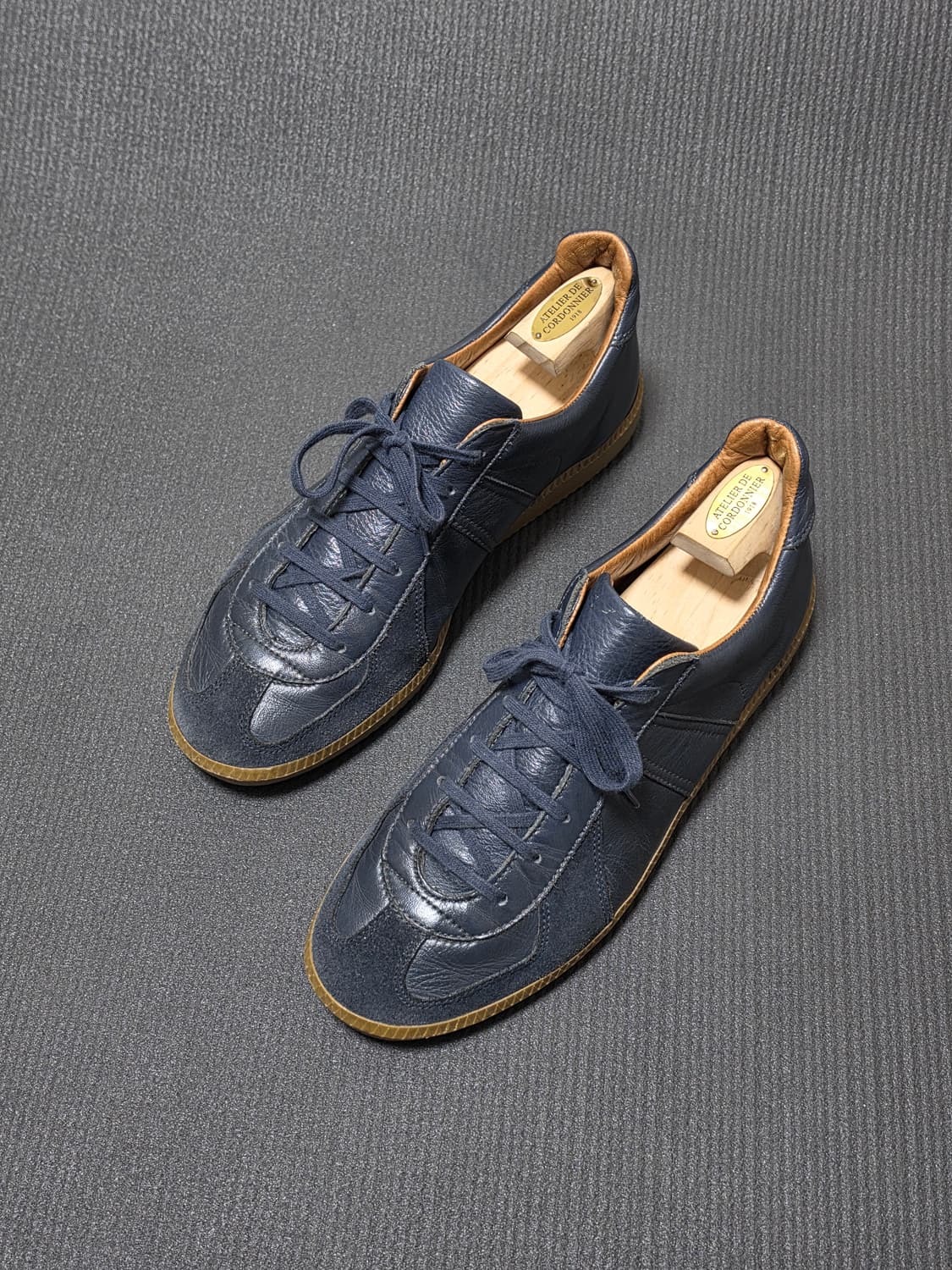 리프로덕션오브파운드 독일군 네이비 레더 상품이미지2